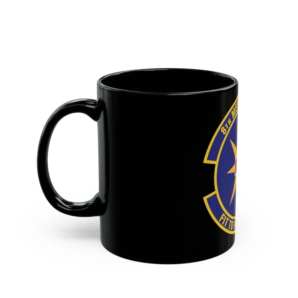 8th Medical Operations Squadron (U.S. Air Force) Black Coffee Mug - Go Mug Yourself