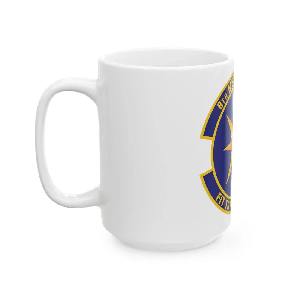 8th Medical Operations Squadron (U.S. Air Force) White Coffee Mug - Go Mug Yourself