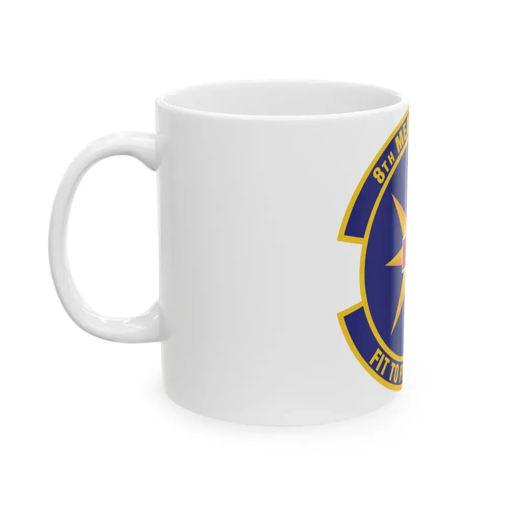 8th Medical Operations Squadron (U.S. Air Force) White Coffee Mug - Go Mug Yourself