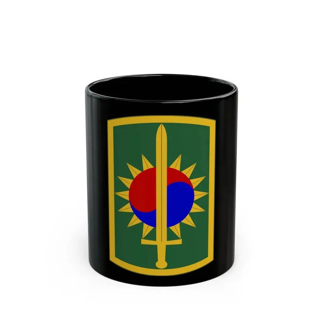 8th Military Police Brigade (U.S. Army) Black Coffee Mug 11oz - Go Mug Yourself
