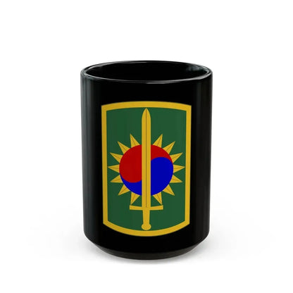 8th Military Police Brigade (U.S. Army) Black Coffee Mug 15oz - Go Mug Yourself
