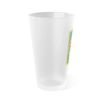 8th Military Police Brigade (U.S. Army) Frosted Pint Glass 16oz - Go Mug Yourself