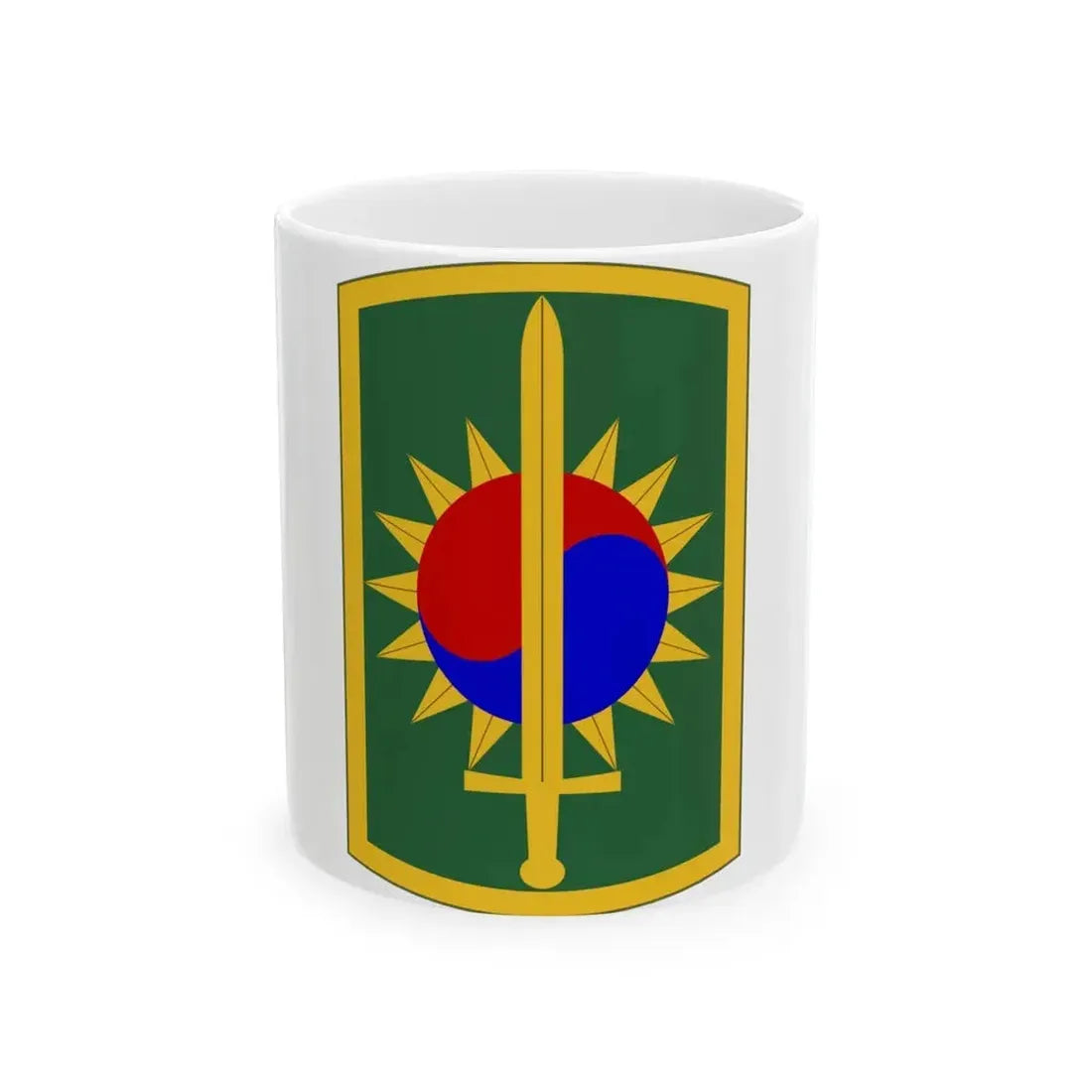 8th Military Police Brigade (U.S. Army) White Coffee Mug 11oz - Go Mug Yourself
