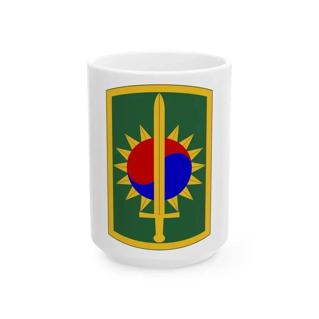 8th Military Police Brigade (U.S. Army) White Coffee Mug 15oz - Go Mug Yourself