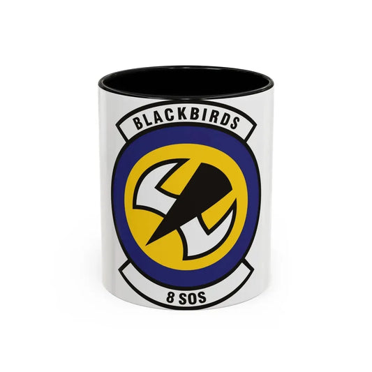8th Special Operations Squadron (U.S. Air Force) Accent Coffee Mug 11oz Black - Go Mug Yourself