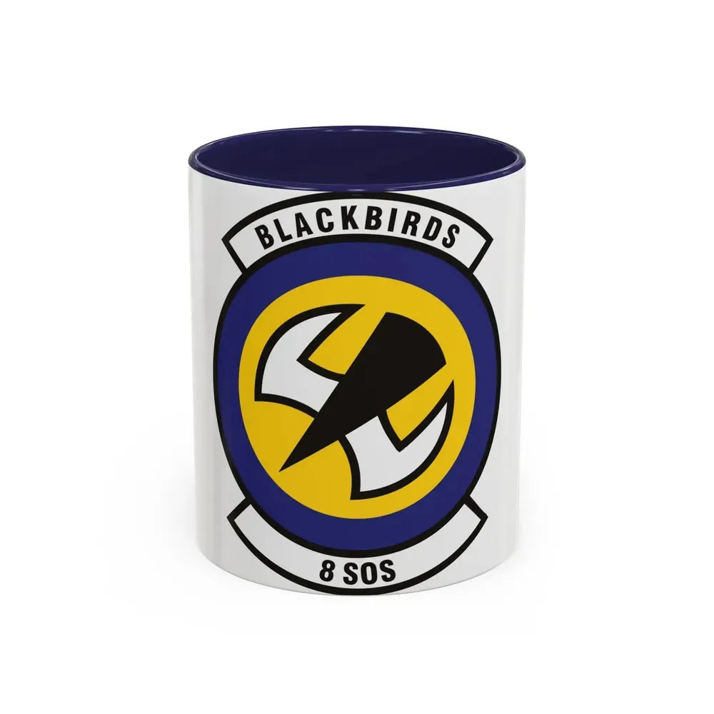 8th Special Operations Squadron (U.S. Air Force) Accent Coffee Mug 11oz Navy - Go Mug Yourself