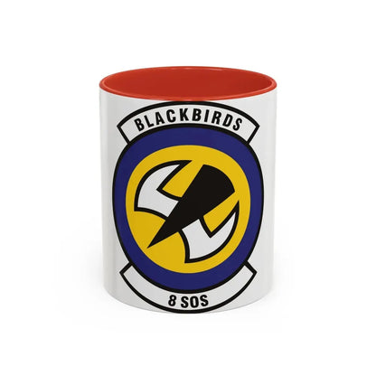8th Special Operations Squadron (U.S. Air Force) Accent Coffee Mug 11oz Red - Go Mug Yourself