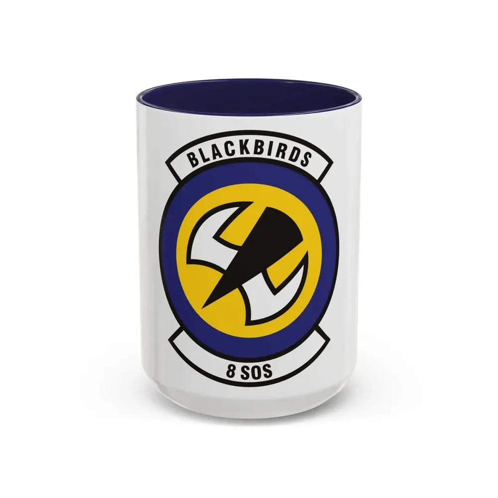 8th Special Operations Squadron (U.S. Air Force) Accent Coffee Mug 15oz Navy - Go Mug Yourself