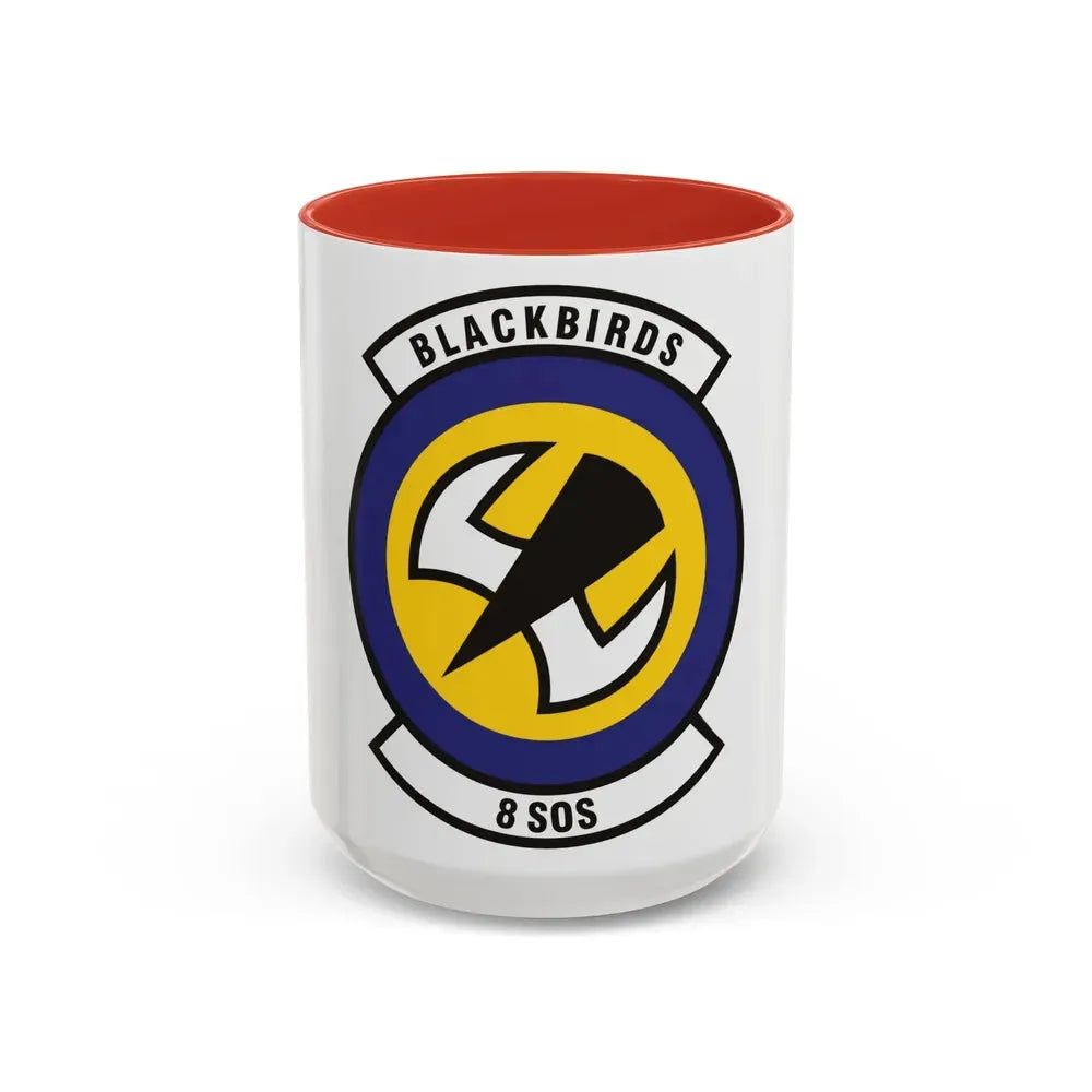 8th Special Operations Squadron (U.S. Air Force) Accent Coffee Mug 15oz Red - Go Mug Yourself