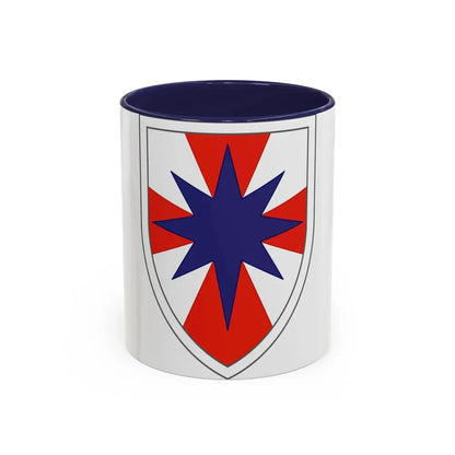 8th Theater Sustainment Command (U.S. Army) Accent Coffee Mug 11oz Navy - Go Mug Yourself