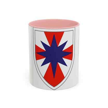 8th Theater Sustainment Command (U.S. Army) Accent Coffee Mug 11oz Pink - Go Mug Yourself