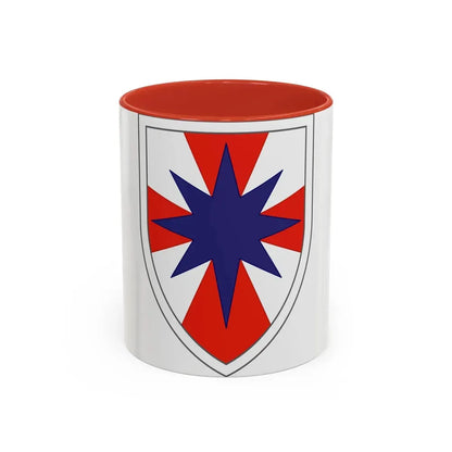 8th Theater Sustainment Command (U.S. Army) Accent Coffee Mug 11oz Red - Go Mug Yourself