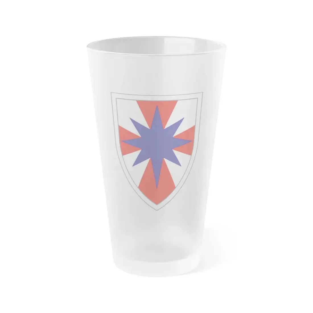 8th Theater Sustainment Command (U.S. Army) Frosted Pint Glass 16oz Default Title - Go Mug Yourself
