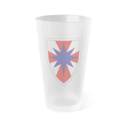 8th Theater Sustainment Command (U.S. Army) Frosted Pint Glass 16oz Default Title - Go Mug Yourself