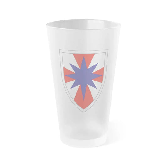 8th Theater Sustainment Command (U.S. Army) Frosted Pint Glass 16oz Default Title - Go Mug Yourself