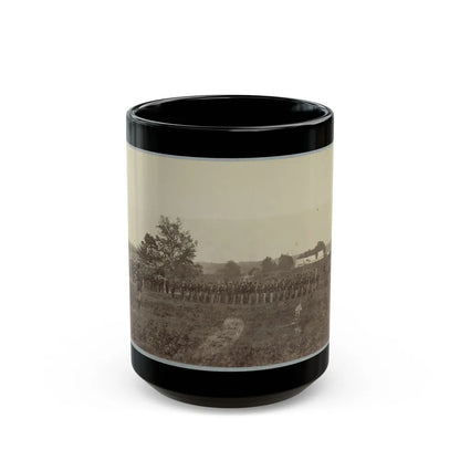 8th U.S. Infantry At Headquarters Army Of Potomac Near Fairfax Court House, Va., June, 1863 (U.S. Civil War) Black Coffee Mug-15oz-Go Mug Yourself