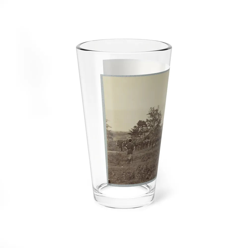 8th U.S. Infantry At Headquarters Army Of Potomac Near Fairfax Court House, Va., June, 1863 (U.S. Civil War) Pint Glass 16oz-Go Mug Yourself