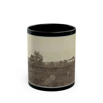 8th U.S. Infantry At Headquarters Army Of Potomac Near Fairfax Court House, Va., June, 1863 (U.S. Civil War) Black Coffee Mug 11oz - Go Mug Yourself