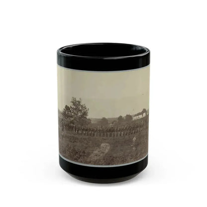 8th U.S. Infantry At Headquarters Army Of Potomac Near Fairfax Court House, Va., June, 1863 (U.S. Civil War) Black Coffee Mug 15oz - Go Mug Yourself