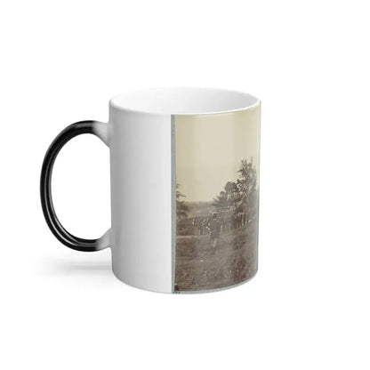 8Th U.S. Infantry at Headquarters Army of Potomac Near Fairfax Court House, Va., June, 1863 (U.S. Civil War) Color Changing Coffee Mug 11oz - Go Mug Yourself