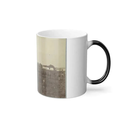 8Th U.S. Infantry at Headquarters Army of Potomac Near Fairfax Court House, Va., June, 1863 (U.S. Civil War) Color Changing Coffee Mug 11oz - Go Mug Yourself
