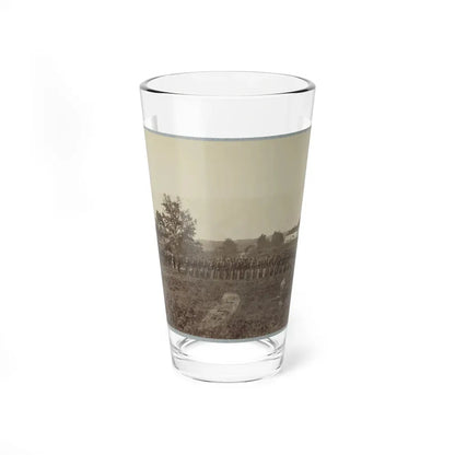 8th U.S. Infantry At Headquarters Army Of Potomac Near Fairfax Court House, Va., June, 1863 (U.S. Civil War) Pint Glass 16oz 16oz - Go Mug Yourself