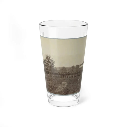 8th U.S. Infantry At Headquarters Army Of Potomac Near Fairfax Court House, Va., June, 1863 (U.S. Civil War) Pint Glass 16oz 16oz - Go Mug Yourself