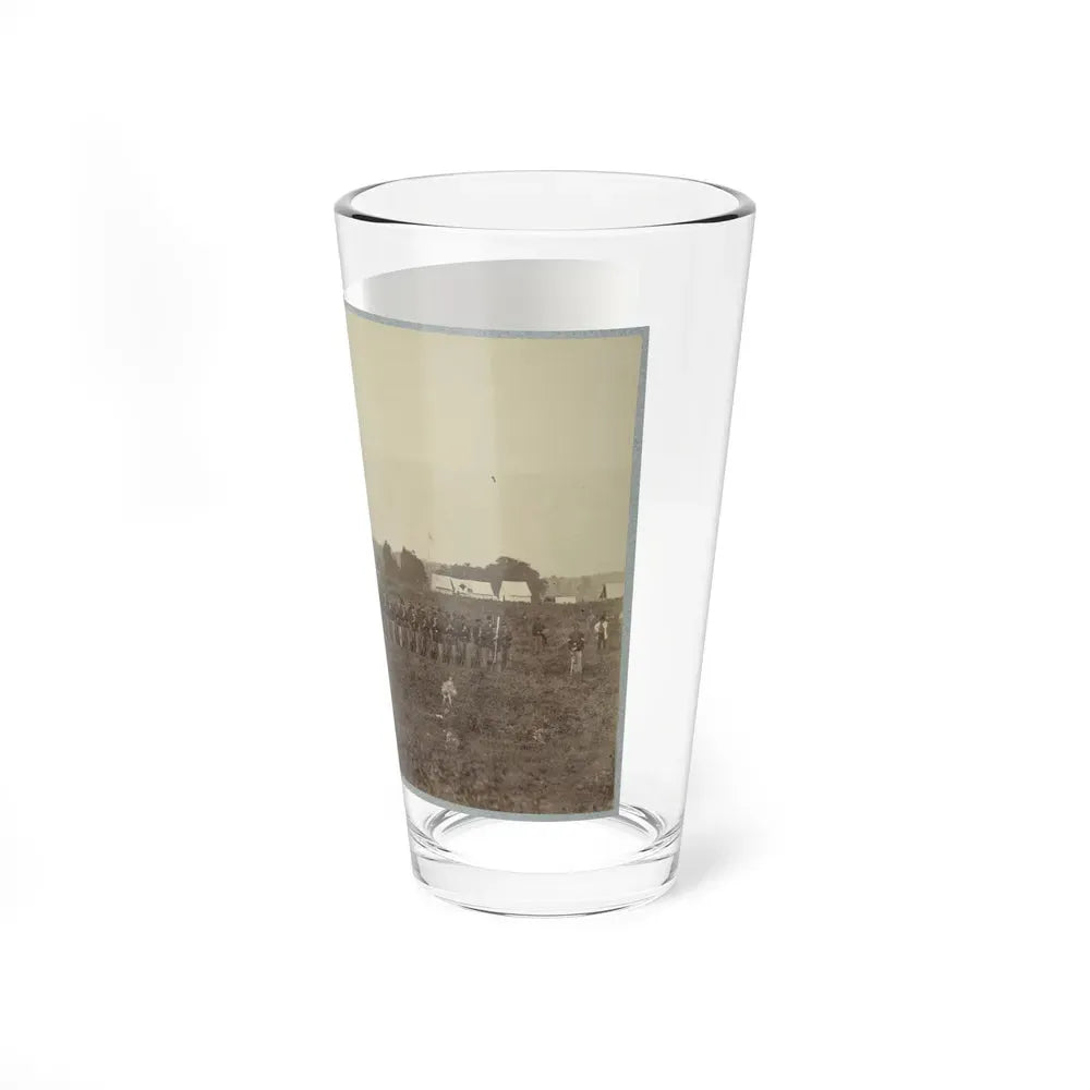 8th U.S. Infantry At Headquarters Army Of Potomac Near Fairfax Court House, Va., June, 1863 (U.S. Civil War) Pint Glass 16oz - Go Mug Yourself