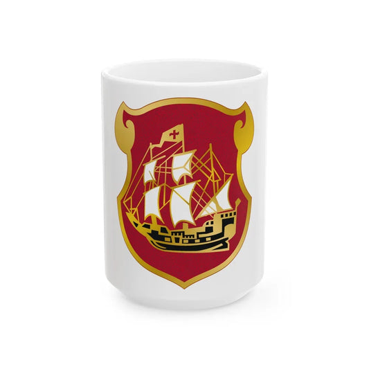 9 Antiaircraft Artillery Gun Battalion (U.S. Army) White Coffee Mug-15oz-Go Mug Yourself