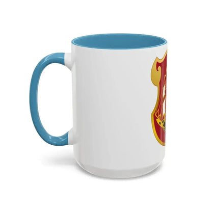 9 Antiaircraft Artillery Gun Battalion (U.S. Army) Accent Coffee Mug - Go Mug Yourself