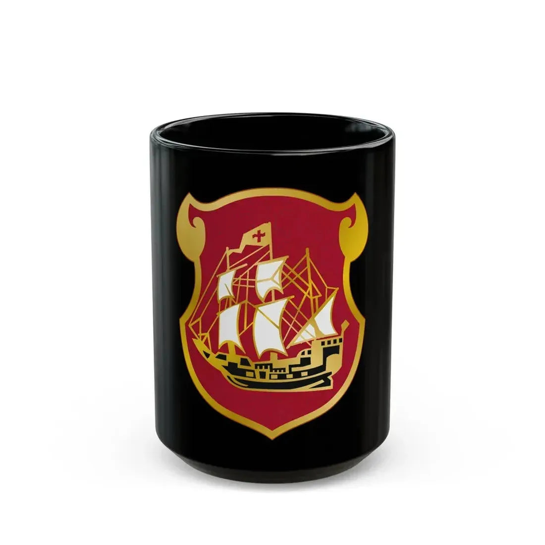 9 Antiaircraft Artillery Gun Battalion (U.S. Army) Black Coffee Mug - Go Mug Yourself