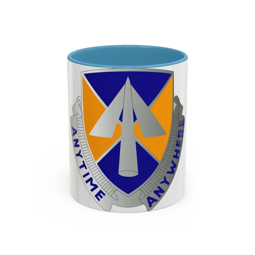 9 Aviation Regiment (U.S. Army) Accent Coffee Mug 11oz Light Blue - Go Mug Yourself