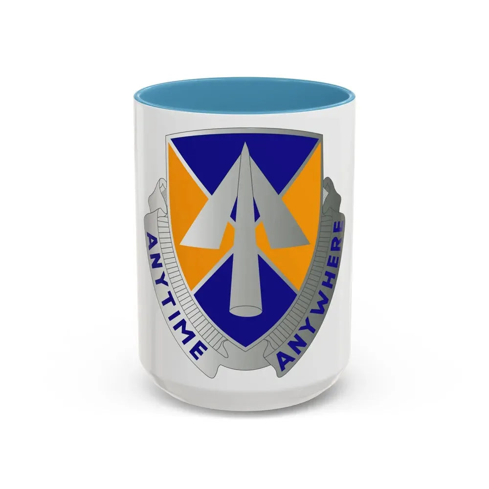 9 Aviation Regiment (U.S. Army) Accent Coffee Mug 15oz Light Blue - Go Mug Yourself