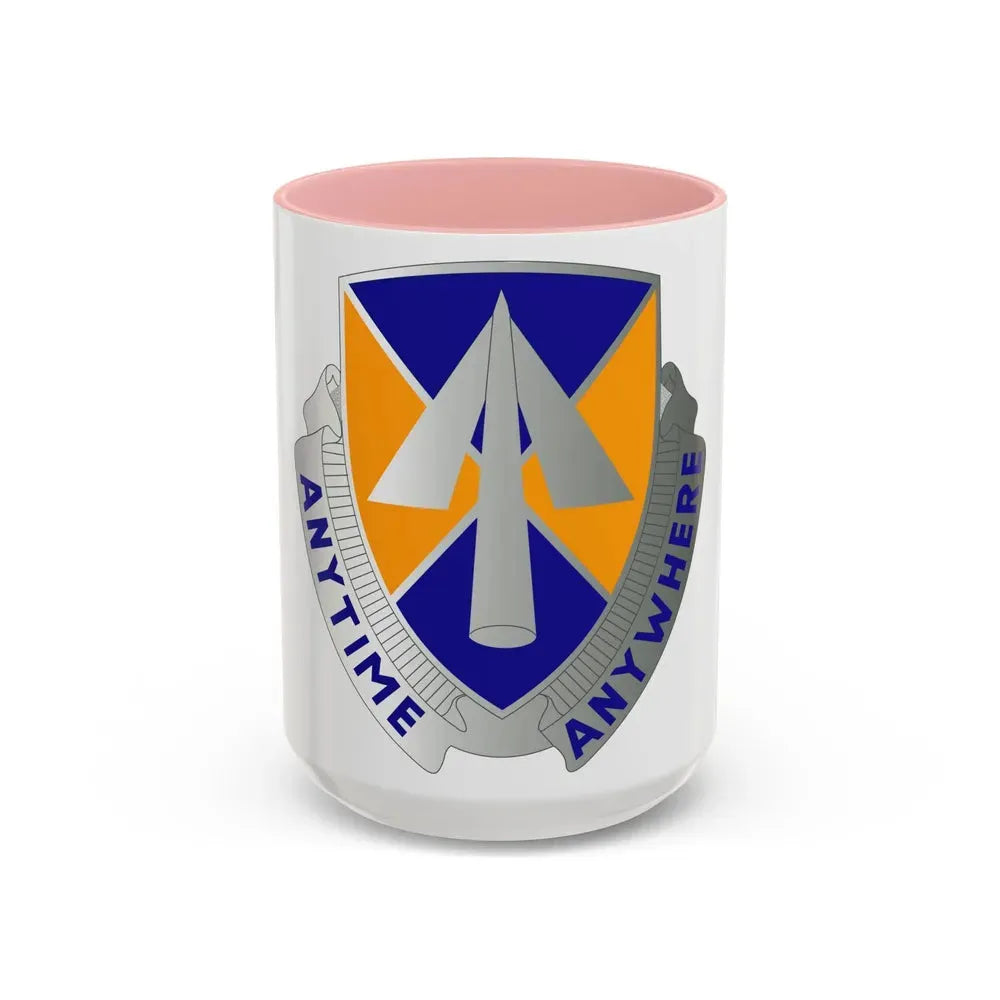 9 Aviation Regiment (U.S. Army) Accent Coffee Mug 15oz Pink - Go Mug Yourself