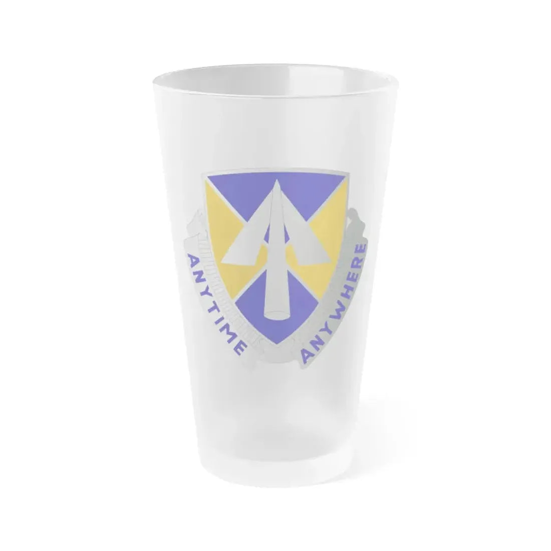 9 Aviation Regiment (U.S. Army) Frosted Pint Glass 16oz Default Title - Go Mug Yourself