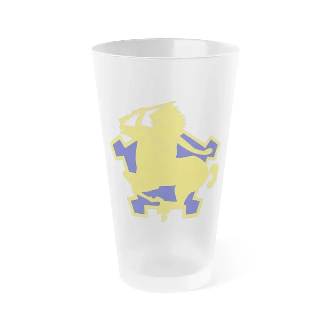 9 Cavalry Regiment (U.S. Army) Frosted Pint Glass 16oz Default Title - Go Mug Yourself