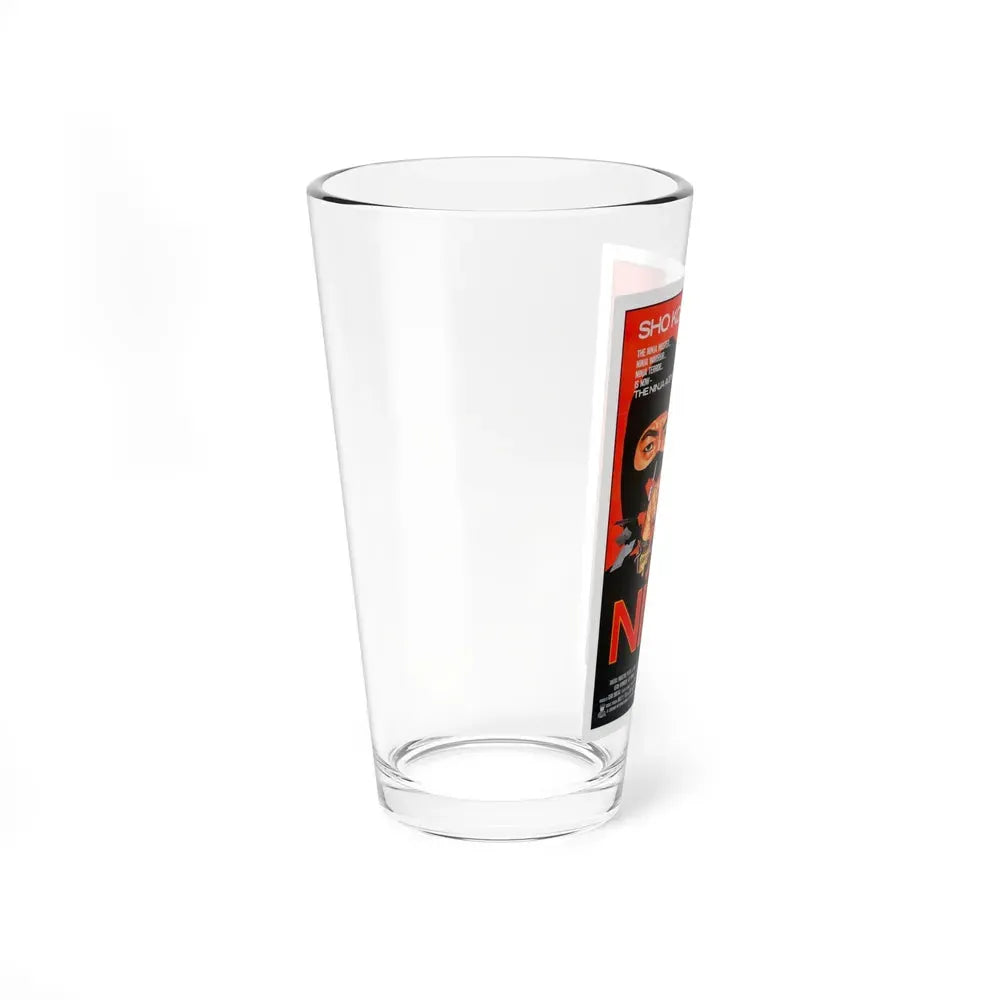 9 DEATHS OF THE NINJA 1985 Movie Poster - Pint Glass 16oz - Go Mug Yourself