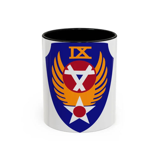9 Engineer Command (U.S. Army) Accent Coffee Mug 11oz Black - Go Mug Yourself