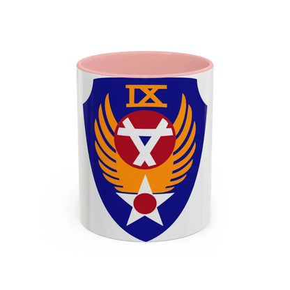 9 Engineer Command (U.S. Army) Accent Coffee Mug 11oz Pink - Go Mug Yourself