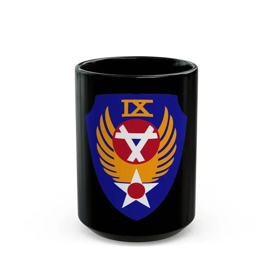 9 Engineer Command (U.S. Army) Black Coffee Mug 15oz - Go Mug Yourself