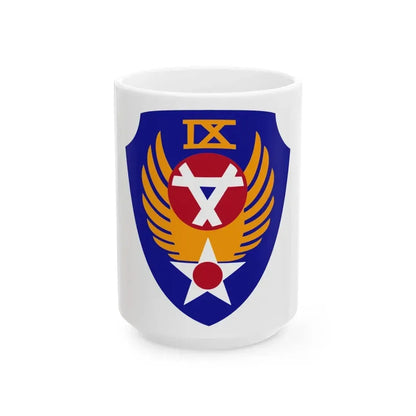 9 Engineer Command (U.S. Army) White Coffee Mug 15oz - Go Mug Yourself