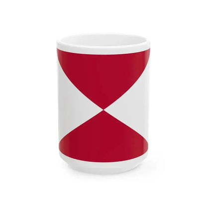 9 Flag (United States) White Coffee Mug 15oz - Go Mug Yourself