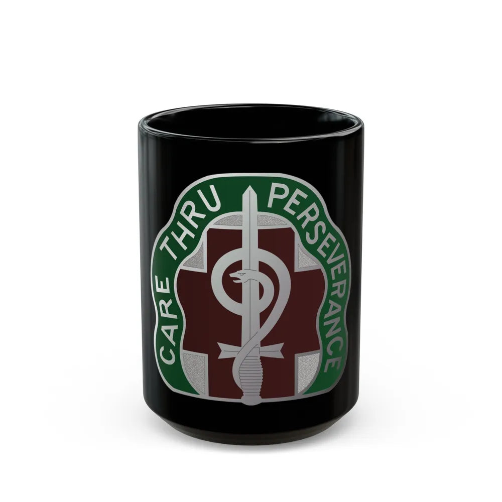 9 Hospital Center (U.S. Army) Black Coffee Mug-15oz-Go Mug Yourself