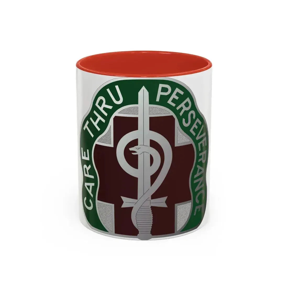 9 Hospital Center (U.S. Army) Accent Coffee Mug 11oz Red - Go Mug Yourself
