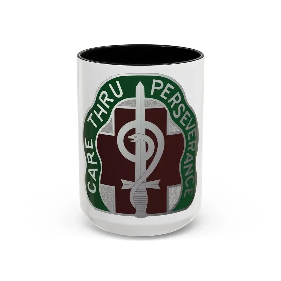 9 Hospital Center (U.S. Army) Accent Coffee Mug 15oz Black - Go Mug Yourself