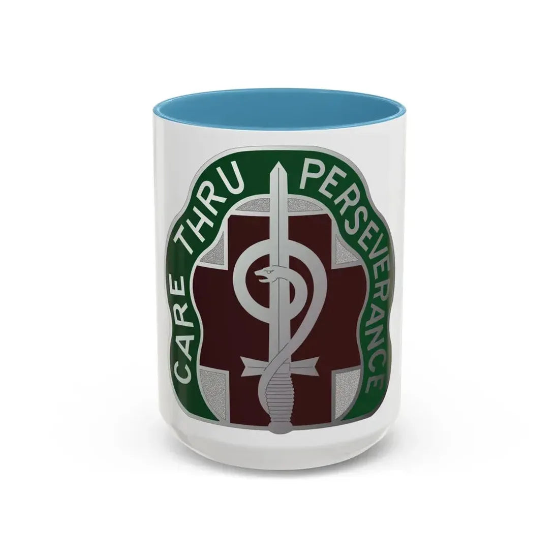 9 Hospital Center (U.S. Army) Accent Coffee Mug 15oz Light Blue - Go Mug Yourself