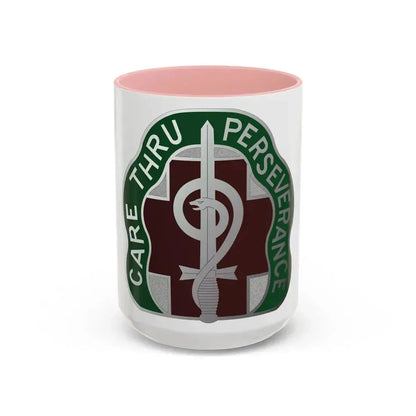 9 Hospital Center (U.S. Army) Accent Coffee Mug 15oz Pink - Go Mug Yourself