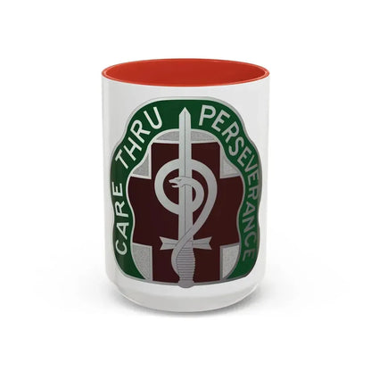 9 Hospital Center (U.S. Army) Accent Coffee Mug 15oz Red - Go Mug Yourself