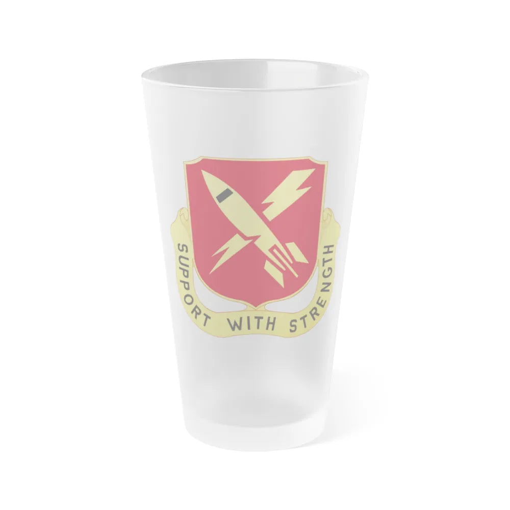 9 Maintenance Battalion (U.S. Army) Frosted Pint Glass 16oz-Go Mug Yourself