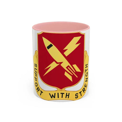 9 Maintenance Battalion (U.S. Army) Accent Coffee Mug 11oz Pink - Go Mug Yourself